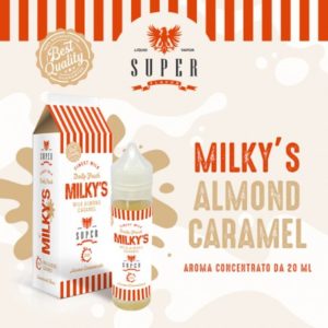 MILKY'S ALMOND CARAMEL - SUPER FLAVOR - AROMA SCOMPOSTO 20ML
