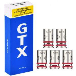 VAPORESSO - Resistenze GTX V2 0.3/0.4/0.2/0.15/0.8/0.6/1.2Ω (5 PEZZI)