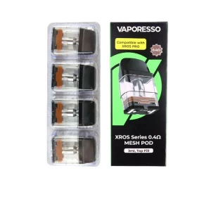VAPORESSO - Cartucce POD XROS 0.4/0.6/0.7/1.0Ω Corex Mesh (4 pezzi)
